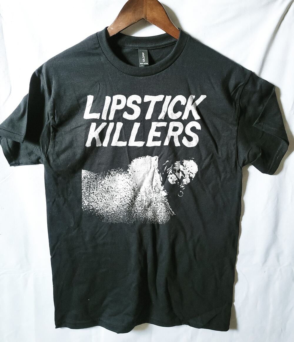 Lipstic Killers band t shirt Size Medium Black